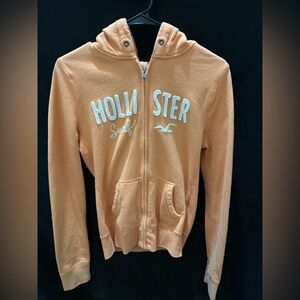 Hollister California Orange Hoodie
